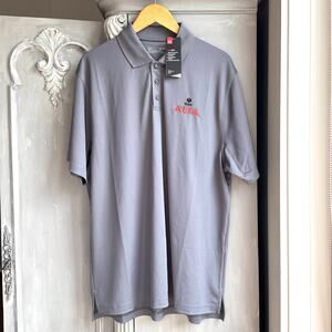 Under Armour HeatGear Polo XL Gray Performance Golf Shirt NWT Tecate Alta